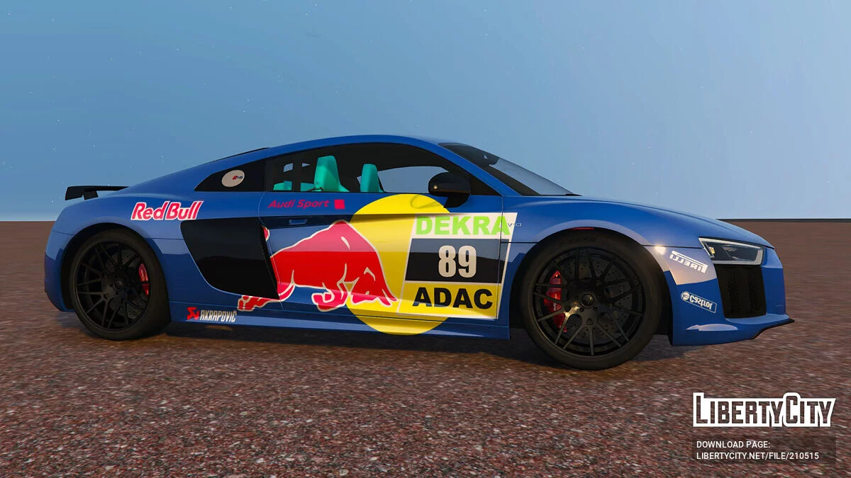 Audi R8 V10 Plus 2017 Red Bull / جي تي أي 5