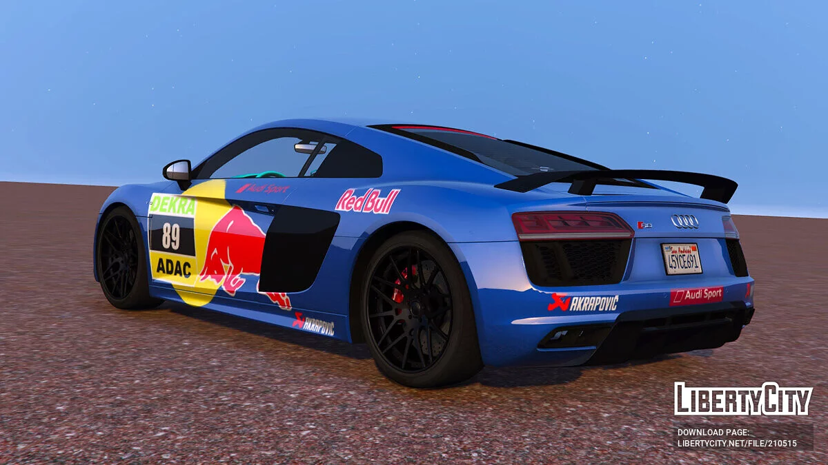 Audi R8 V10 Plus 2017 Red Bull / جي تي أي 5