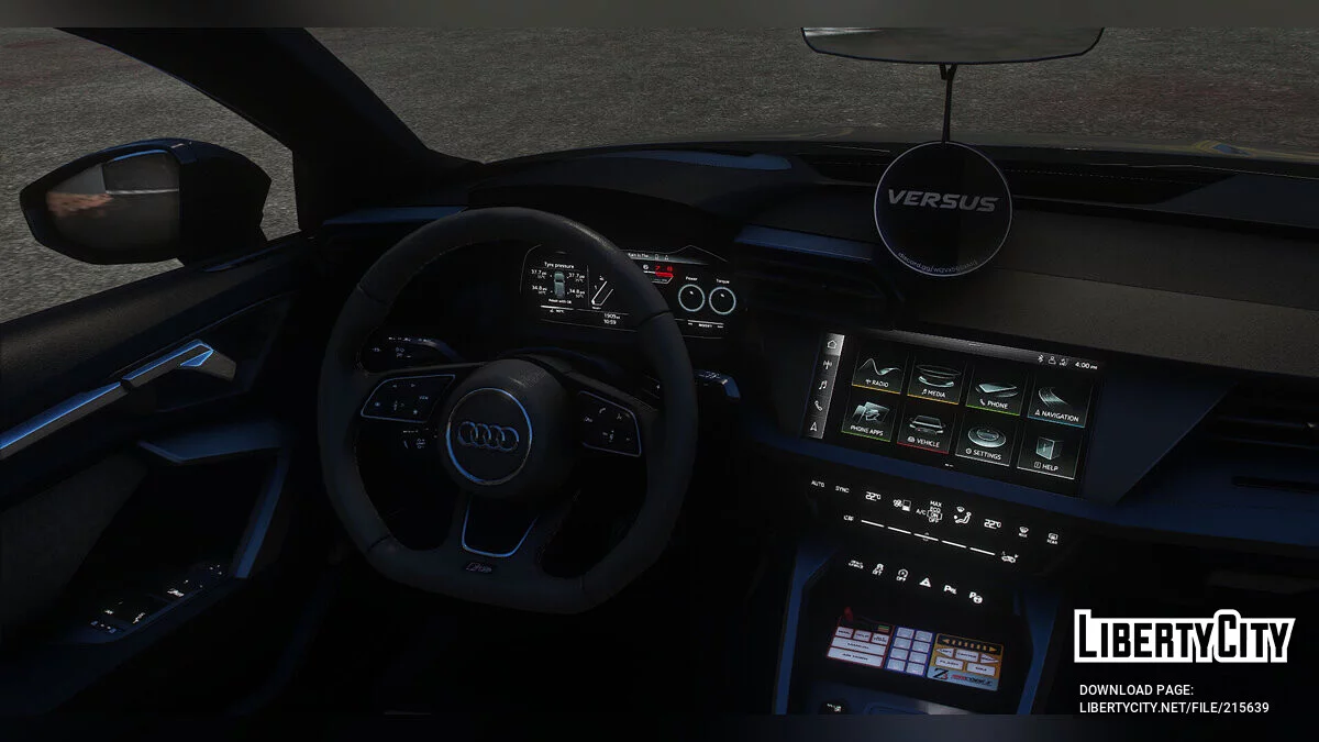 奥迪RS3 8Y警车现代灯光 / GTA 5