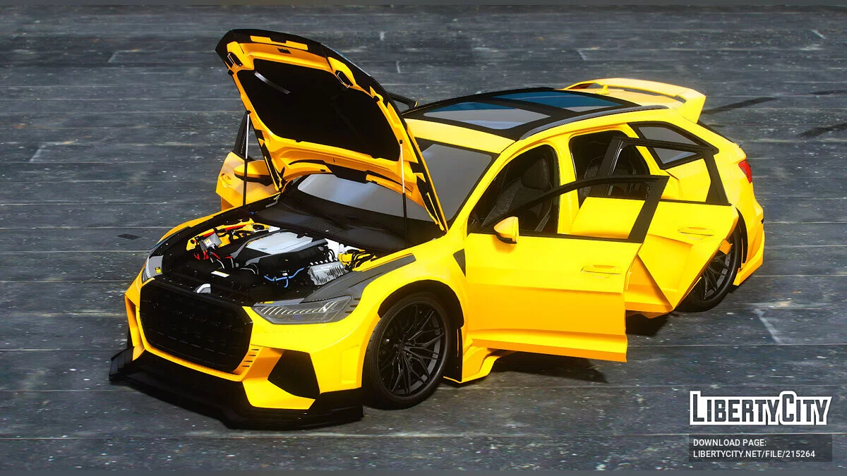 Audi RS6 Bete Noir Elemento / GTA 5