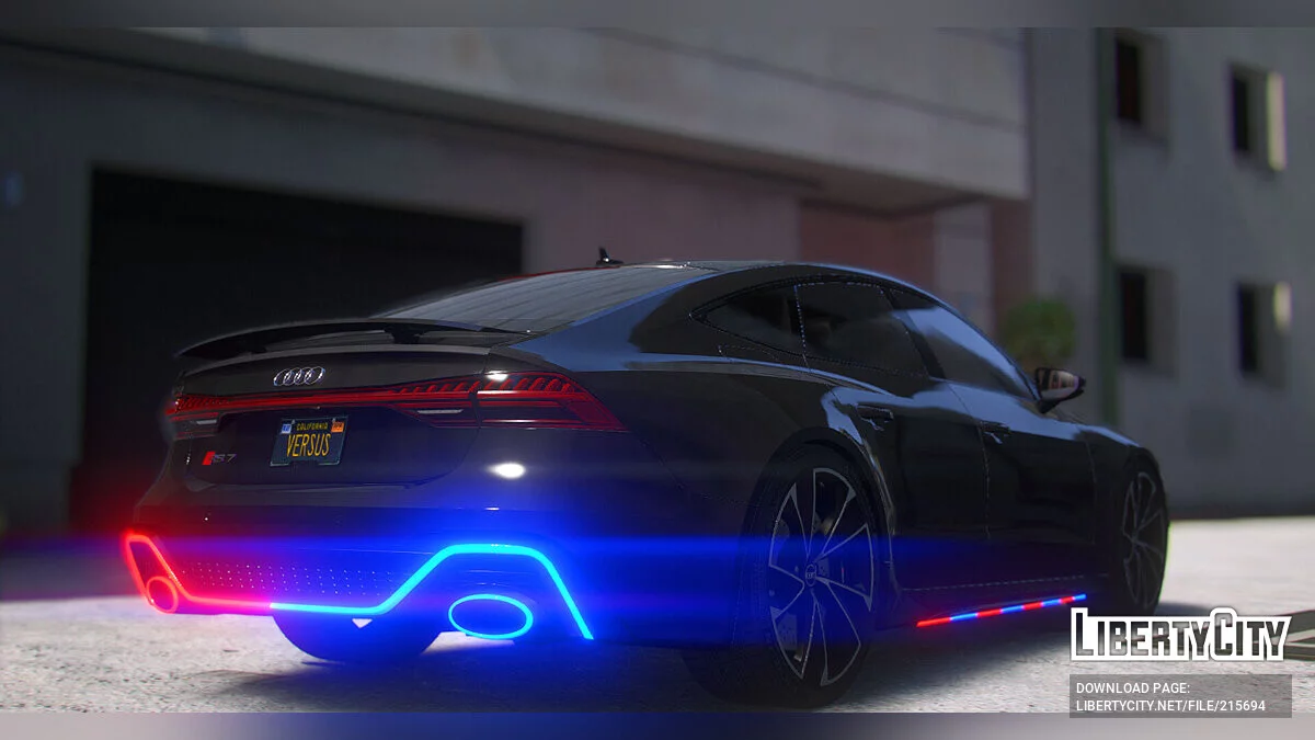 Audi RS7 C8 Police Modern Lights / GTA 5
