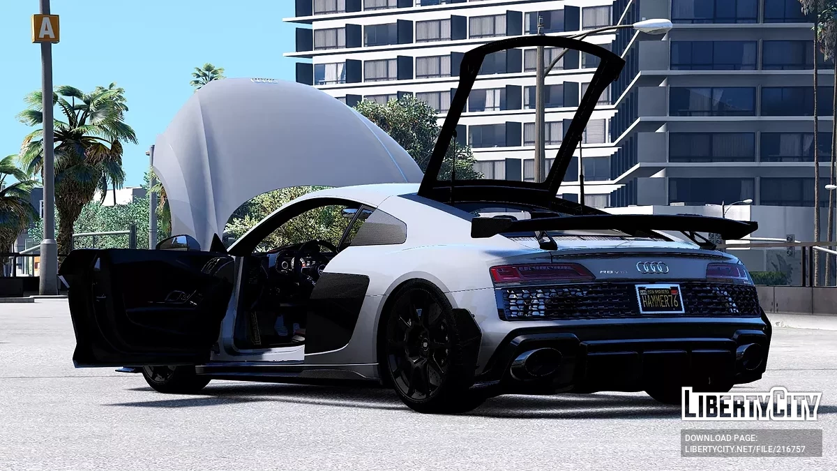 Audi R8 V10 GT Coupe v1.0 / GTA 5