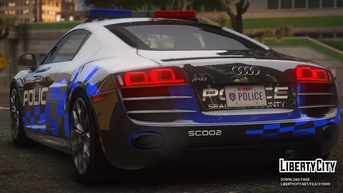 2010 Audi R8 5.2 FSI quattro SCPD v1.0 / GTA 5
