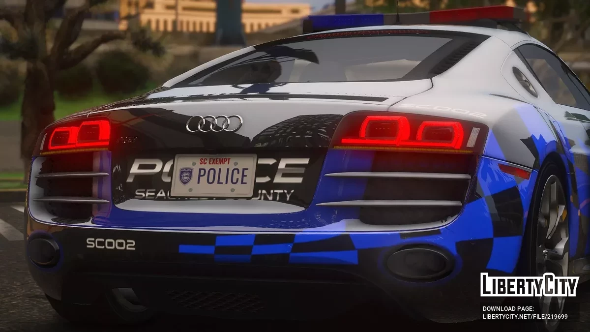 2010 Audi R8 5.2 FSI quattro SCPD v1.0 / GTA 5
