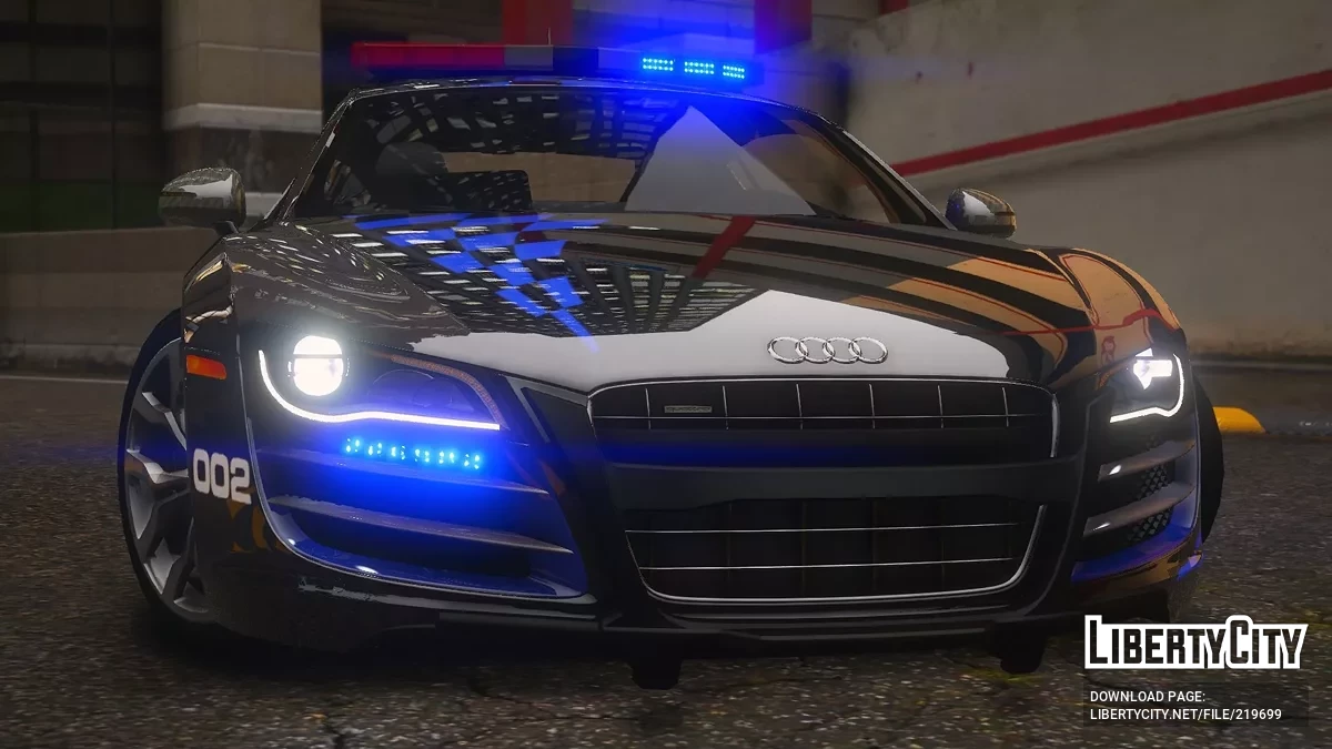 2010 Audi R8 5.2 FSI quattro SCPD v1.0 / GTA 5