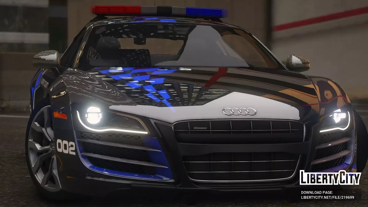 2010 Audi R8 5.2 FSI quattro SCPD v1.0 / GTA 5