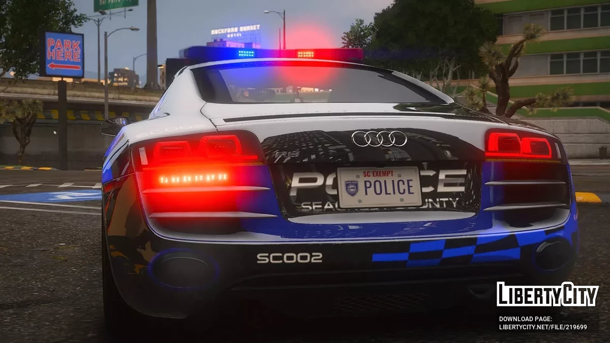 2010 Audi R8 5.2 FSI quattro SCPD v1.0 / GTA 5