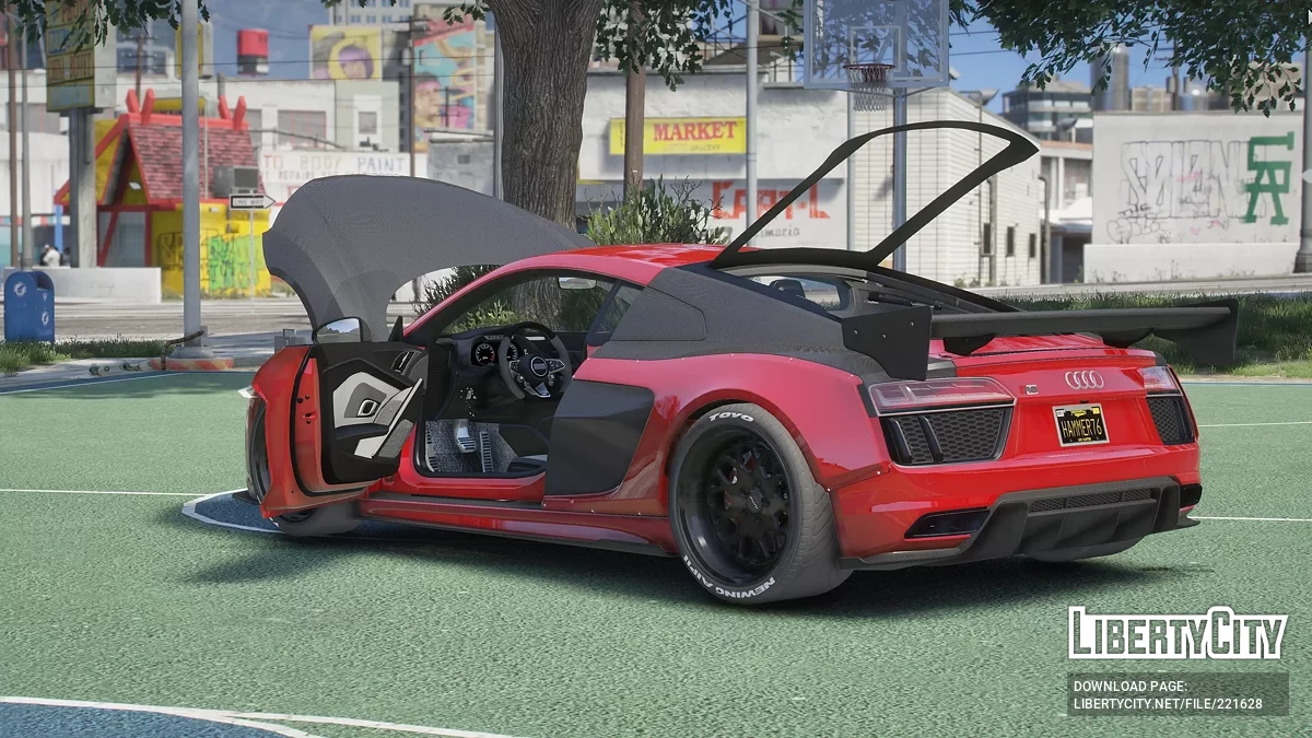 Audi R8 Newing Alpil RSR v1.0 / GTA 5