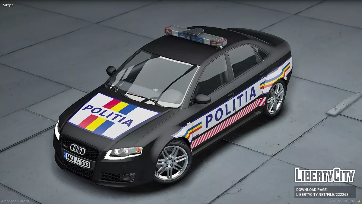 Audi RS4 Politia Romana / GTA 5
