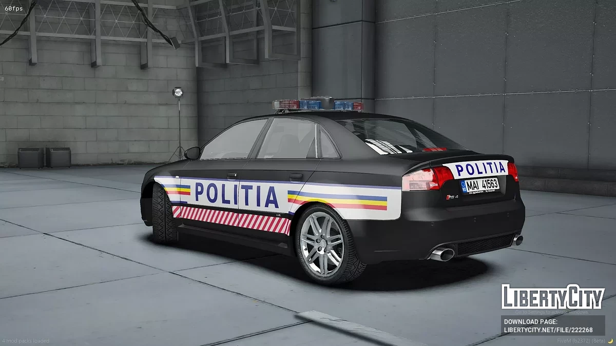 Audi RS4 Politia Romana / GTA 5