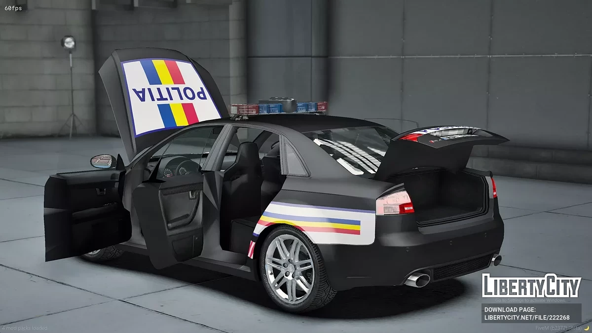 Audi RS4 Politia Romana / GTA 5