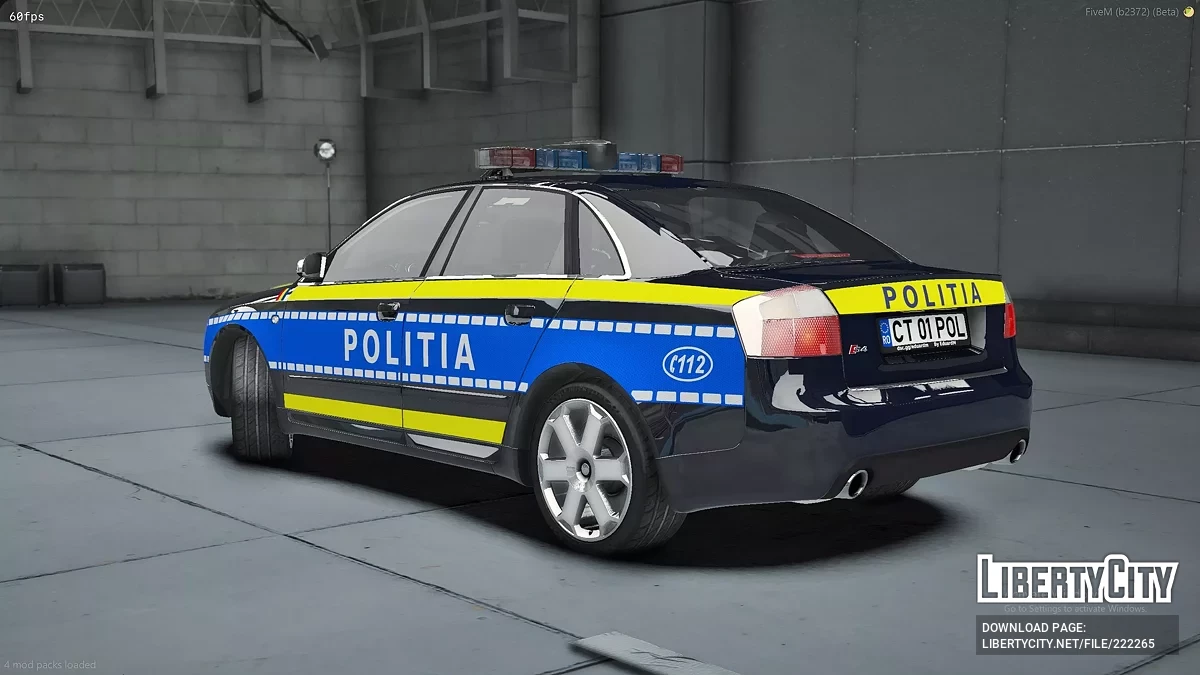 Audi S4 Politia Romana / GTA 5