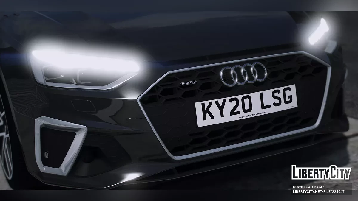 2020 Audi A4 Avant Grup Perlindungan / GTA 5