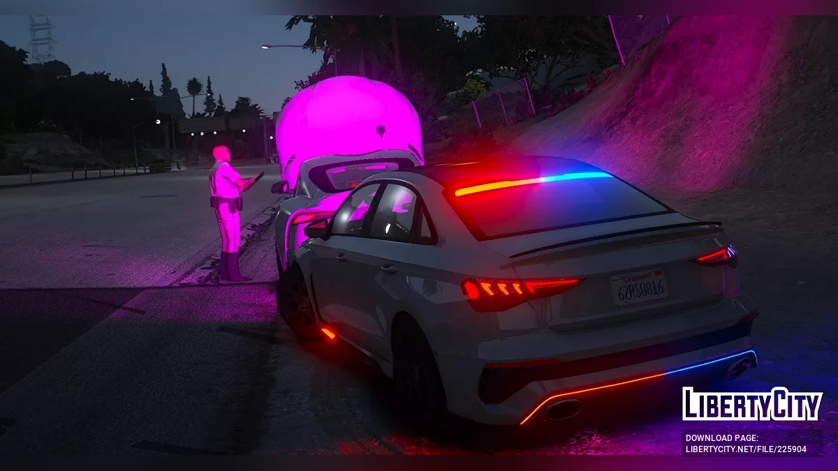Audi RS3 Glass Lighting GL Customs / GTA 5