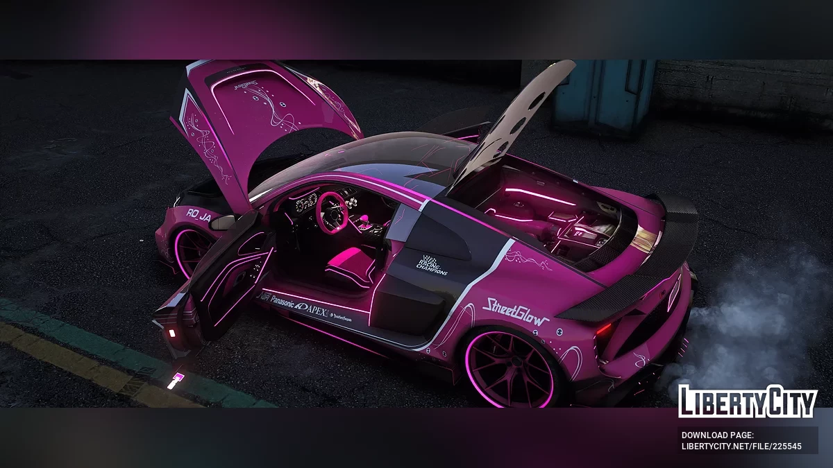 Custom Animated Audi R8 EMR Kit Suki / جي تي أي 5