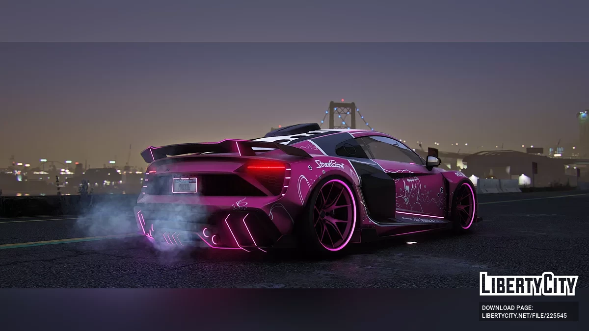 Custom Animated Audi R8 EMR Kit Suki / جي تي أي 5