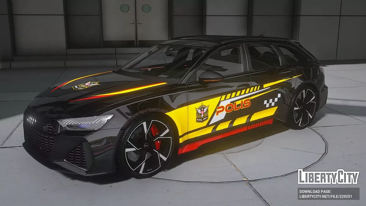 أودي RS6 بوليس بلاك أوبس / جي تي أي 5