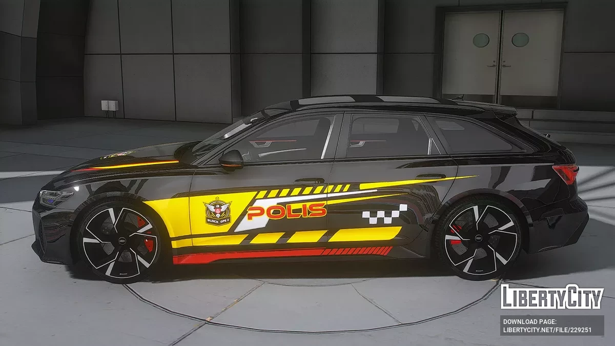 أودي RS6 بوليس بلاك أوبس / جي تي أي 5