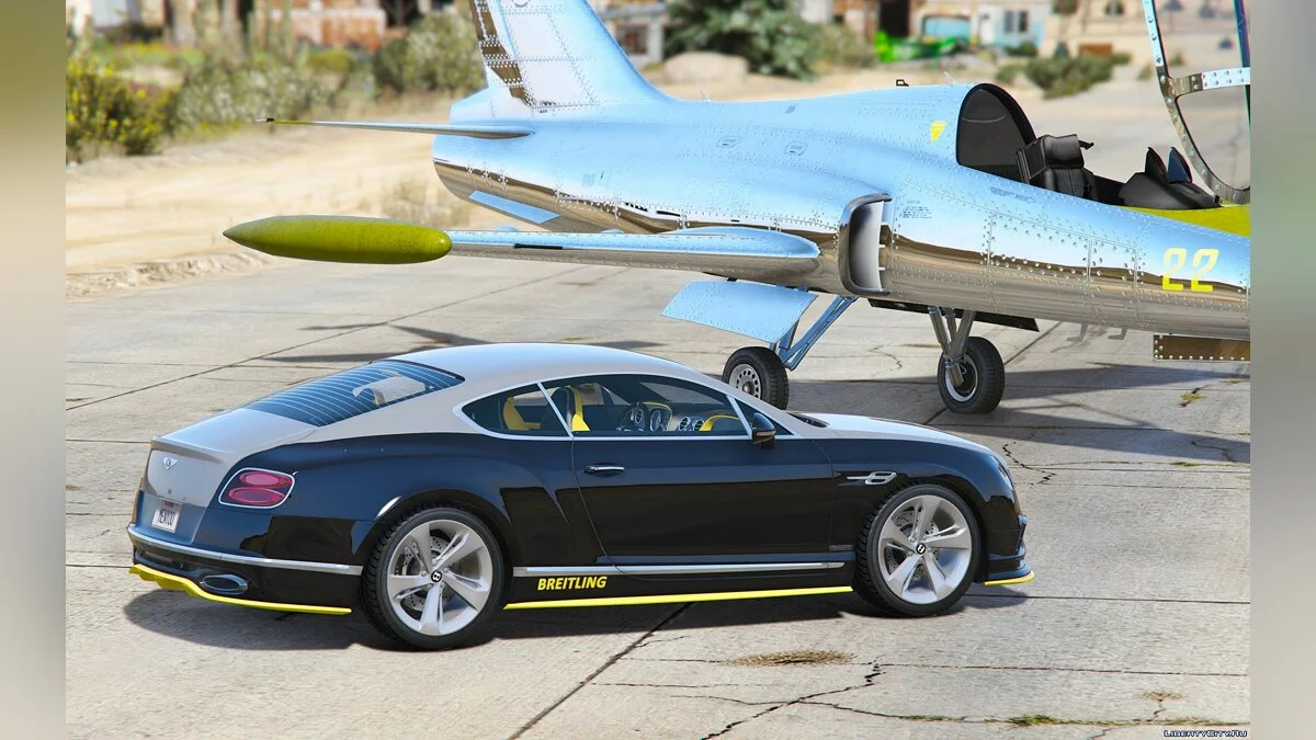 Bentley Continental GT Breitling Jet Team [Ersetzen/Addon] 1.0 / GTA 5