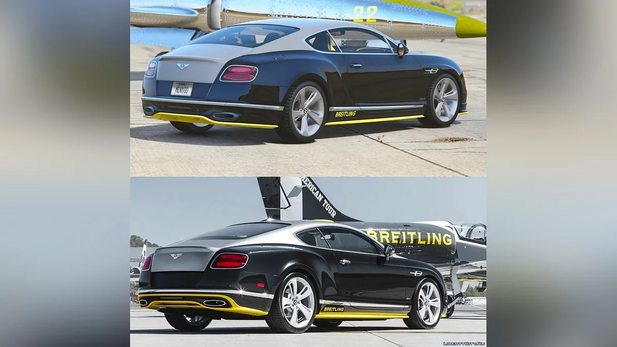 Bentley Continental GT Breitling Jet Team [Ersetzen/Addon] 1.0 / GTA 5