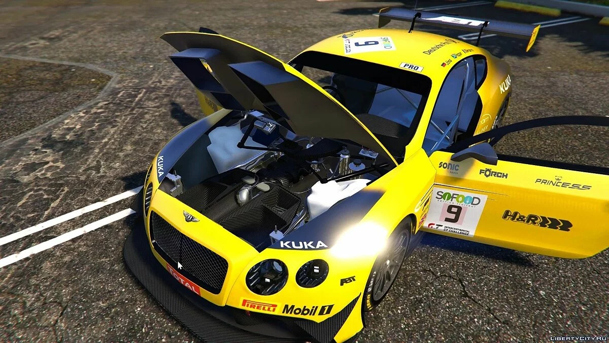 Bentley Continental GT3 [Add-On] 1.0 / GTA 5