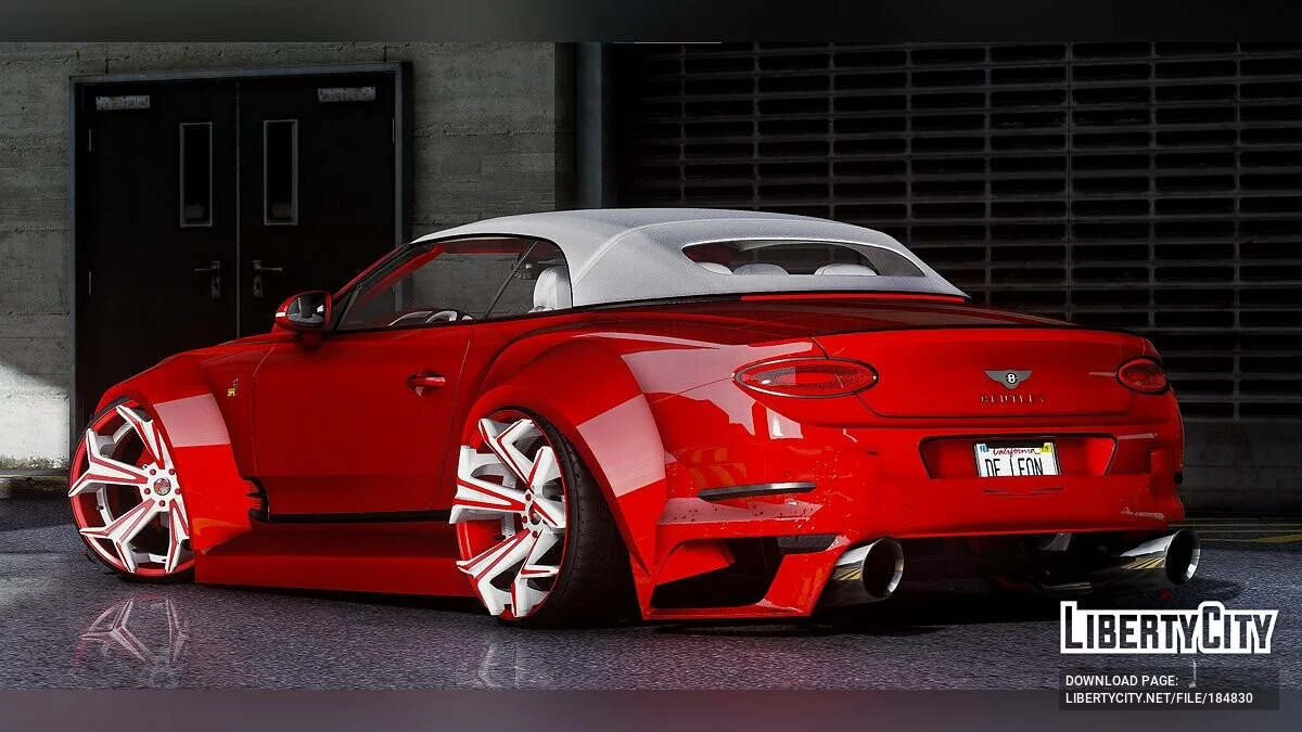 Bentley Continental GT Convertible Number 1 Edition Widebody / GTA 5