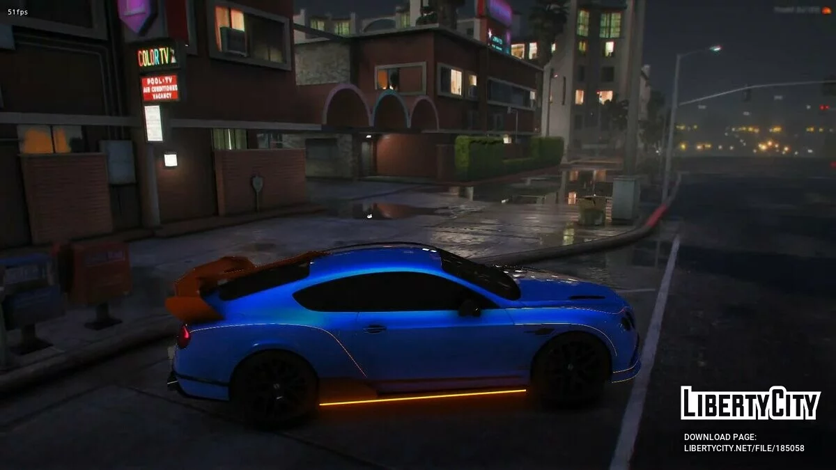 Bentley Continental GT Super Sports Animated Lights / GTA 5