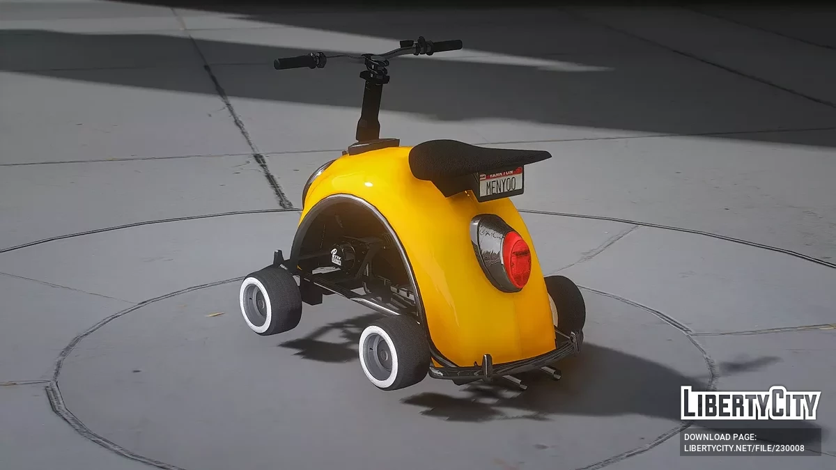 Conceito de Bicicleta Volkswagen Beetle Pxx v1.0 / GTA 5