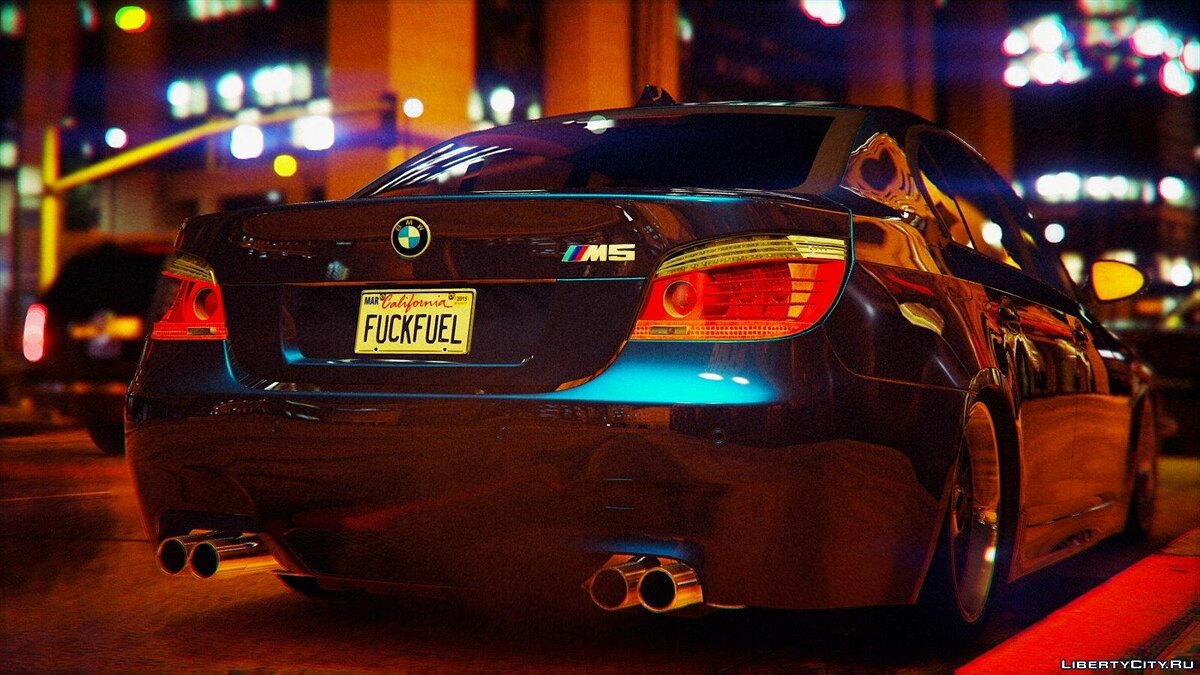 BMW m5 e60 на закате