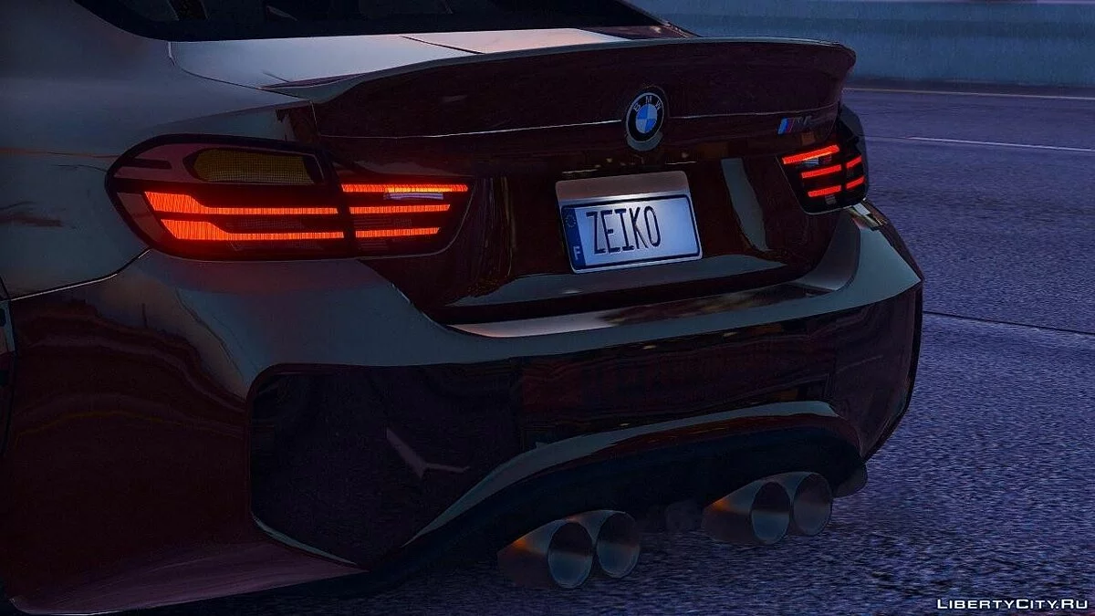 宝马 M4 F82 [HQ | LibertyWalk | 动画引擎 | 可涂装 | 选项震动] 1.4 / GTA 5