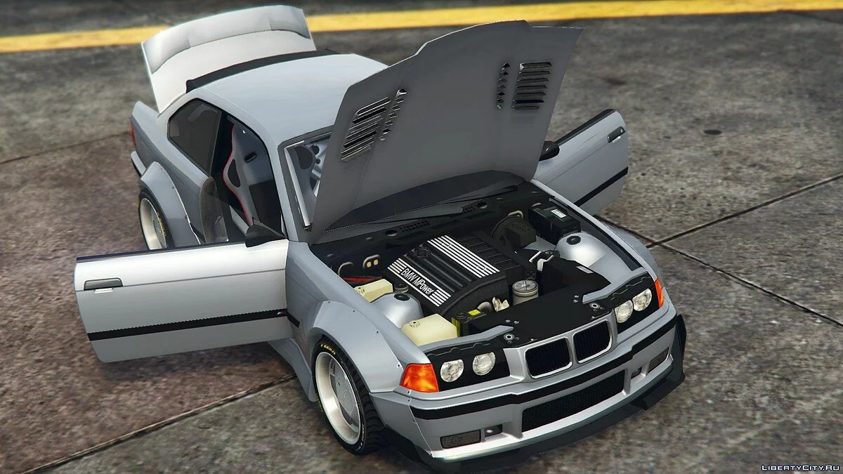 BMW M3 [E36] StreetCustom [Añadir | Tuning] / GTA 5