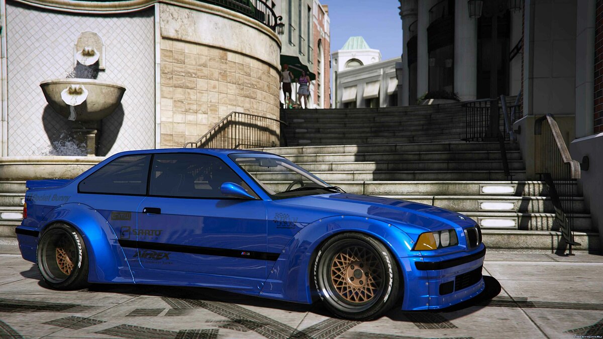 Download BMW M3 E36 Rocket Bunny (Sarto Racing) [Add-On] 1.0 for GTA 5