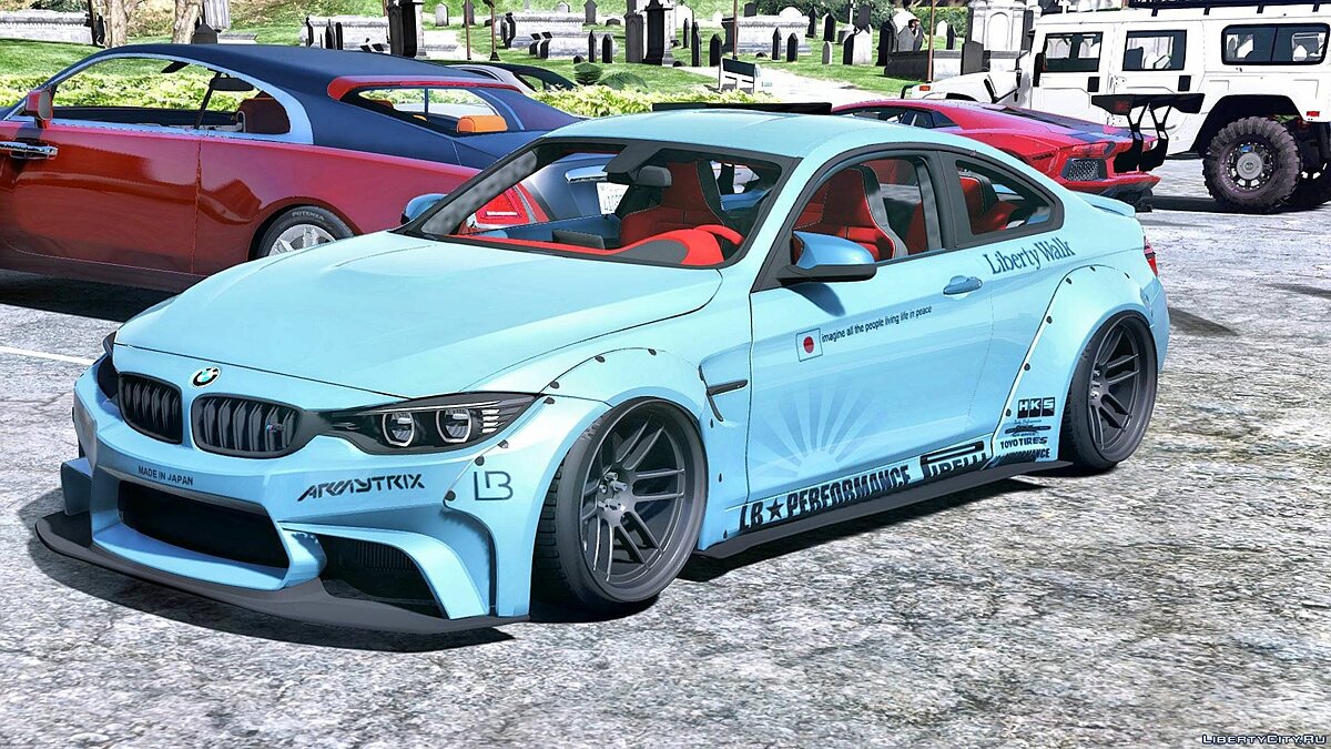 GTA 5 2014 BMW M4 F82 Liberty Walk Гта 5 Авто Машина Car