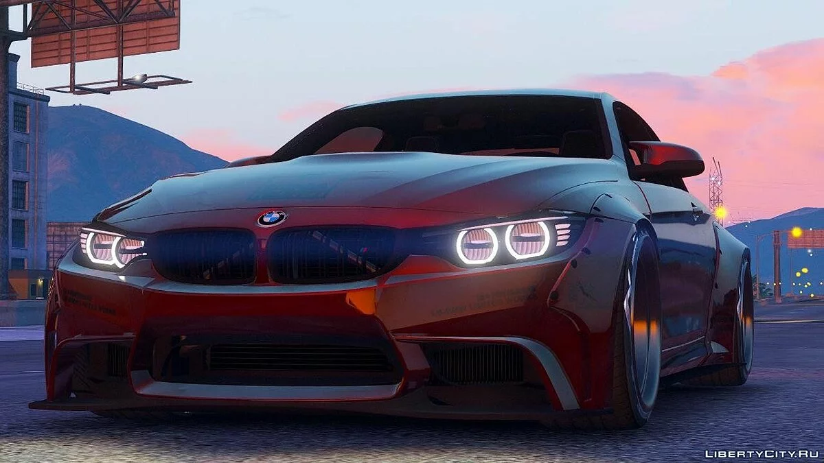 2014 BMW M4 F82 Liberty Walk [Añadir / Reemplazar / Tuning / Livery] 1.0 / GTA 5