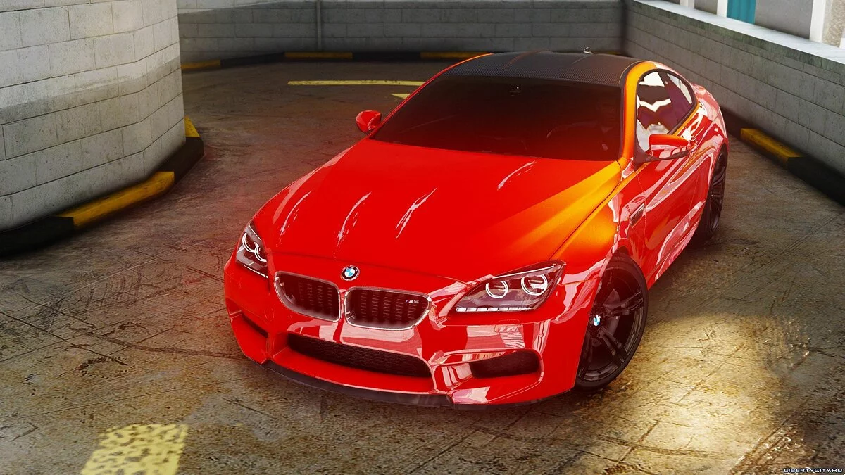 BMW M6 F13 HQ + línea de sombra [Add-On / Reemplazar] 1.2 / GTA 5