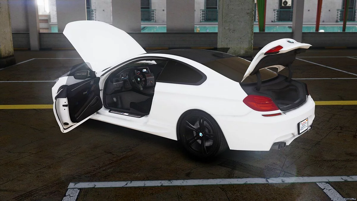 BMW M6 F13 HQ + línea de sombra [Add-On / Reemplazar] 1.2 / GTA 5
