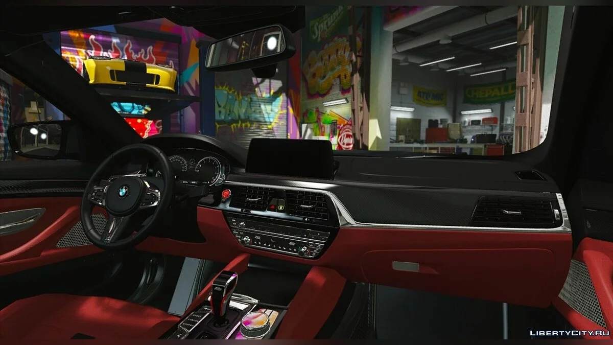 BMW M5 F90 2018 [استبدال/HQ/قالب/فيزياء حقيقية] 1.1s / جي تي أي 5