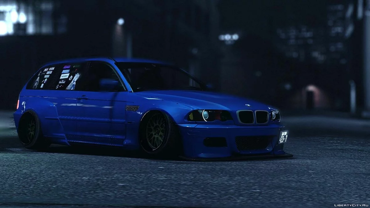 BMW M3 Touring Rocketbunny Pandem [Додаток | Заміна] 1.5 / GTA 5