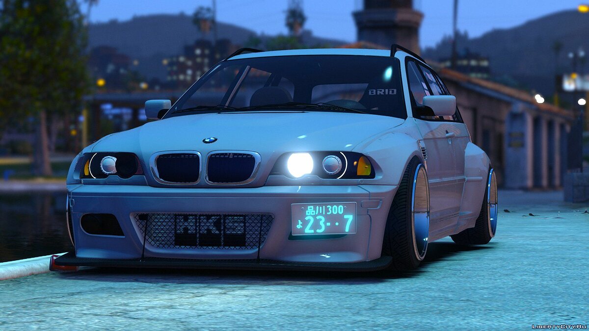 Bmw e46 для gta 5 фото 39