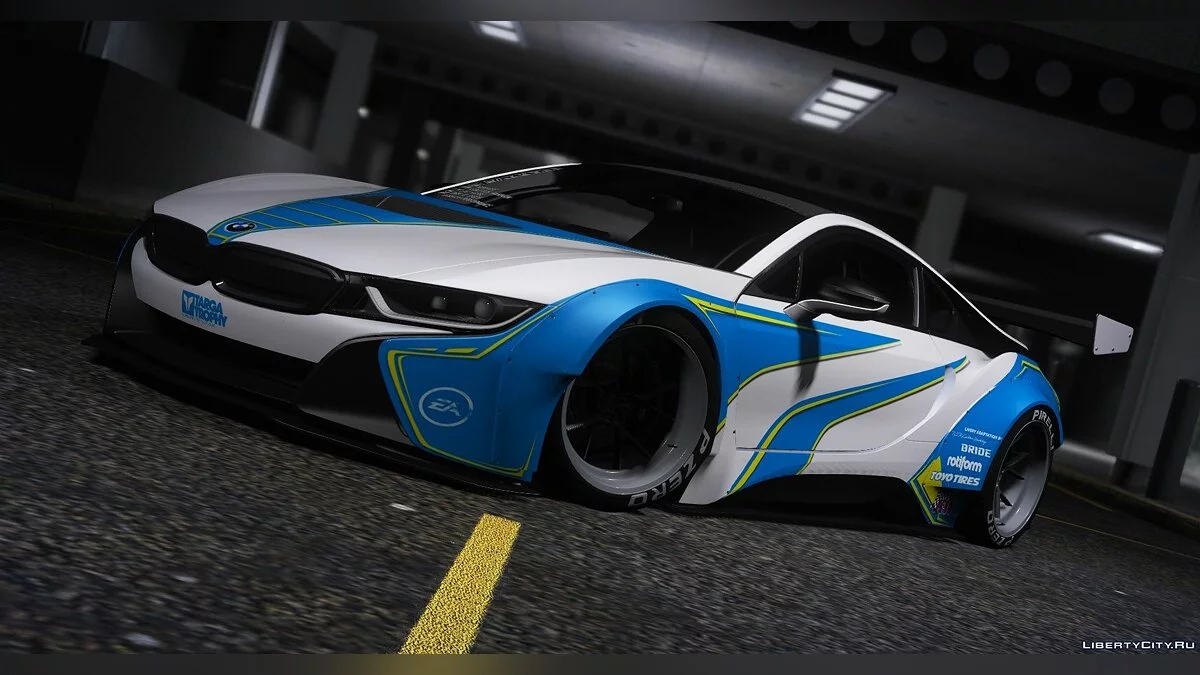BMW I8 Coupe MANSAUG [Ersetzen | Addon | Vorlage | Multi-Livery ] 2.0 / GTA 5