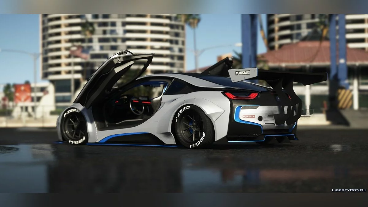 BMW I8 Coupe MANSAUG [Ersetzen | Addon | Vorlage | Multi-Livery ] 2.0 / GTA 5