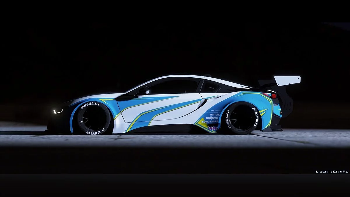 BMW I8 Coupe MANSAUG [Ersetzen | Addon | Vorlage | Multi-Livery ] 2.0 / GTA 5