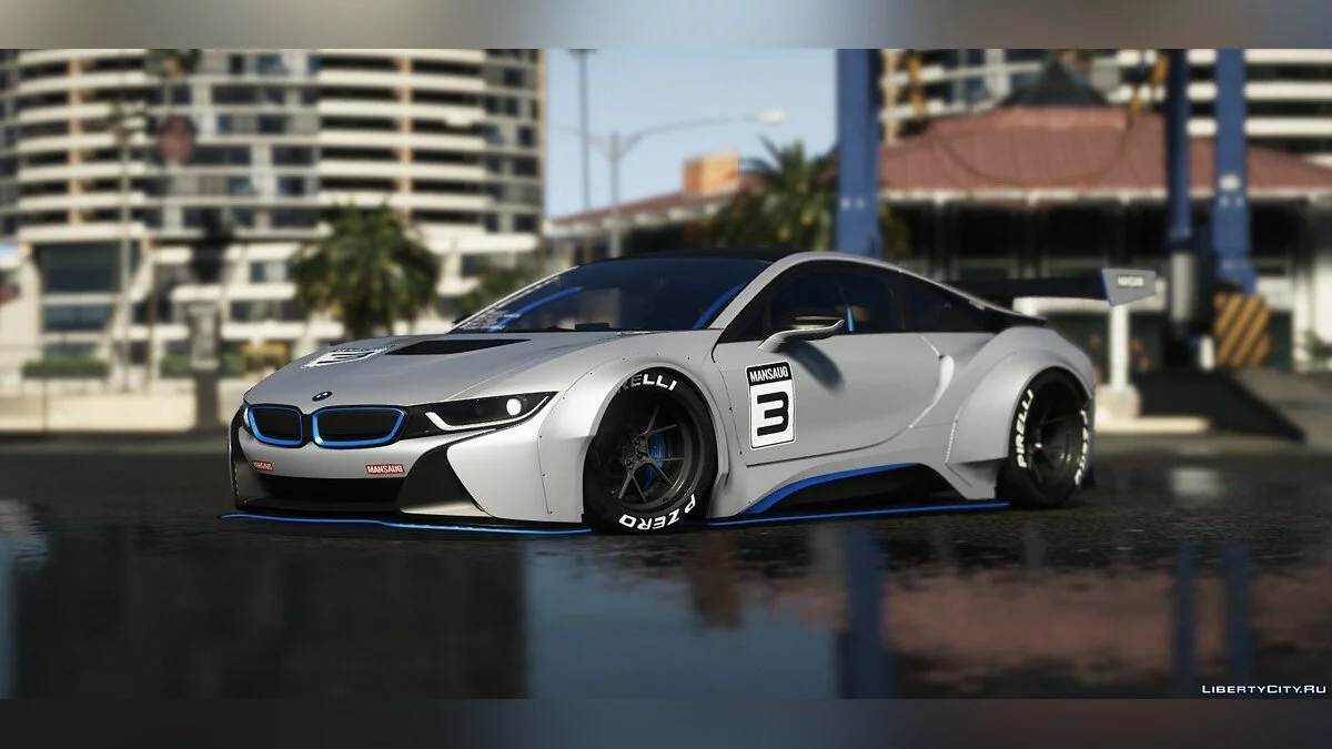BMW I8 Coupe MANSAUG [Ersetzen | Addon | Vorlage | Multi-Livery ] 2.0 / GTA 5