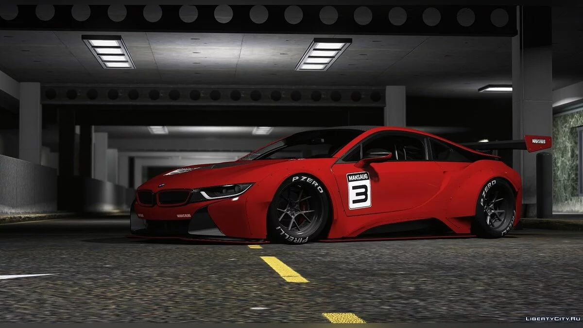 BMW I8 Coupe MANSAUG [Ersetzen | Addon | Vorlage | Multi-Livery ] 2.0 / GTA 5