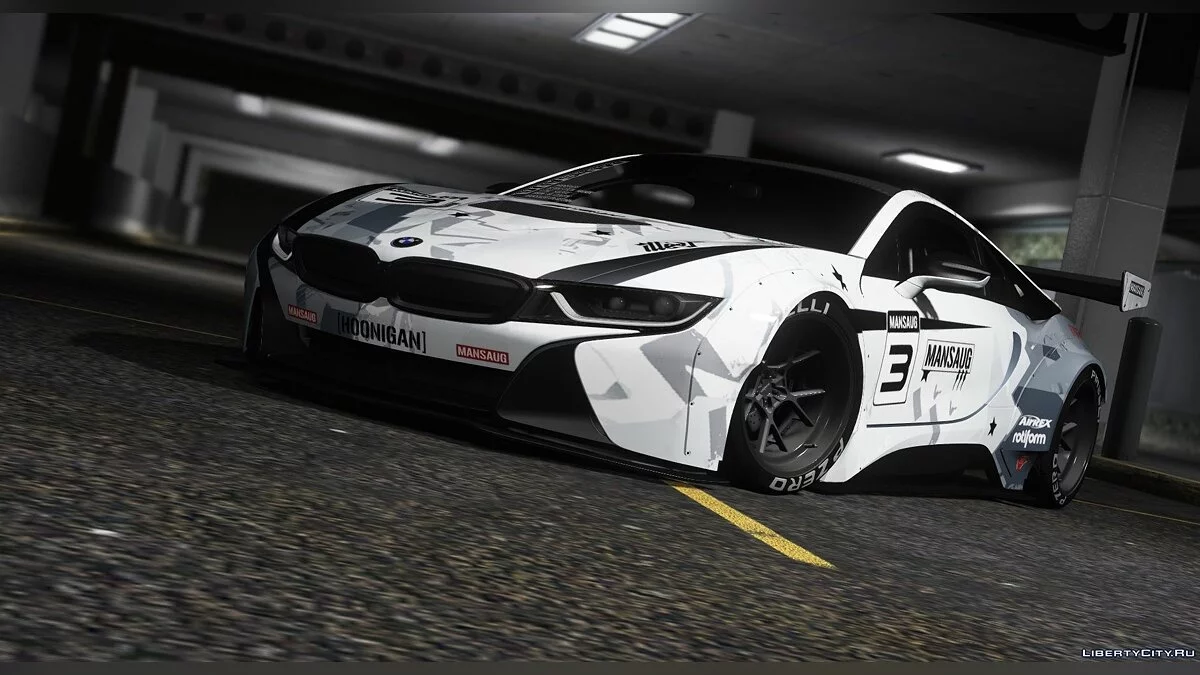 BMW I8 Coupe MANSAUG [Ersetzen | Addon | Vorlage | Multi-Livery ] 2.0 / GTA 5