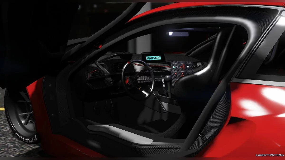 BMW I8 Coupe MANSAUG [Ersetzen | Addon | Vorlage | Multi-Livery ] 2.0 / GTA 5