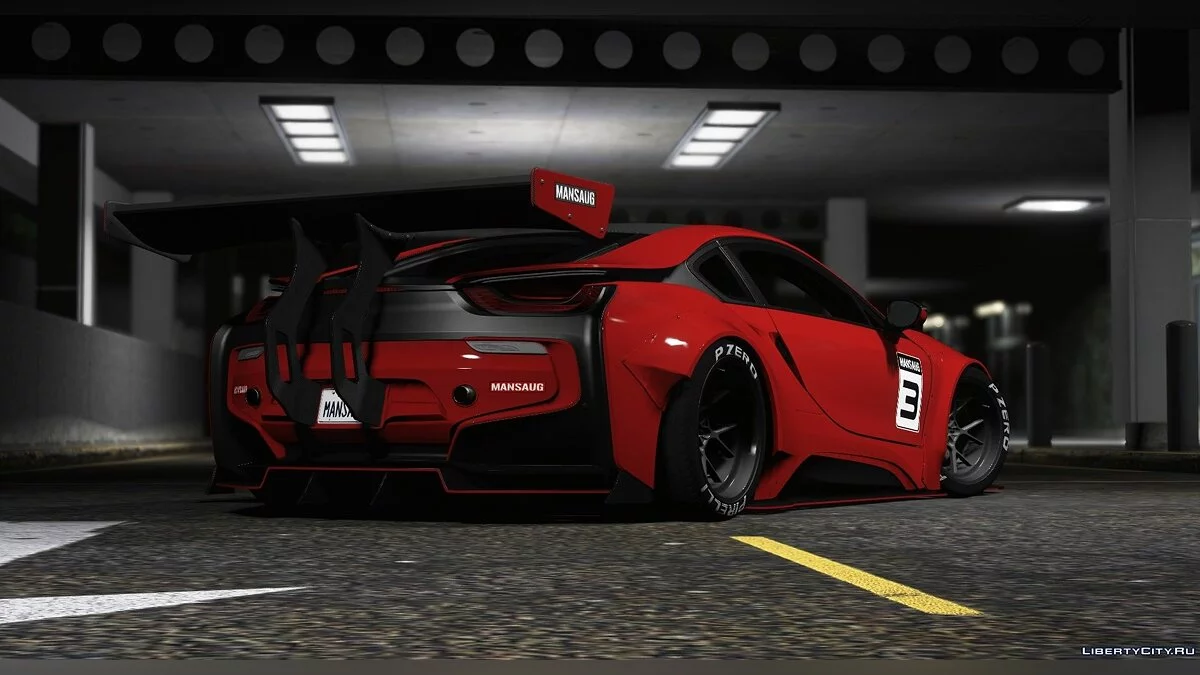 BMW I8 Coupe MANSAUG [Ersetzen | Addon | Vorlage | Multi-Livery ] 2.0 / GTA 5