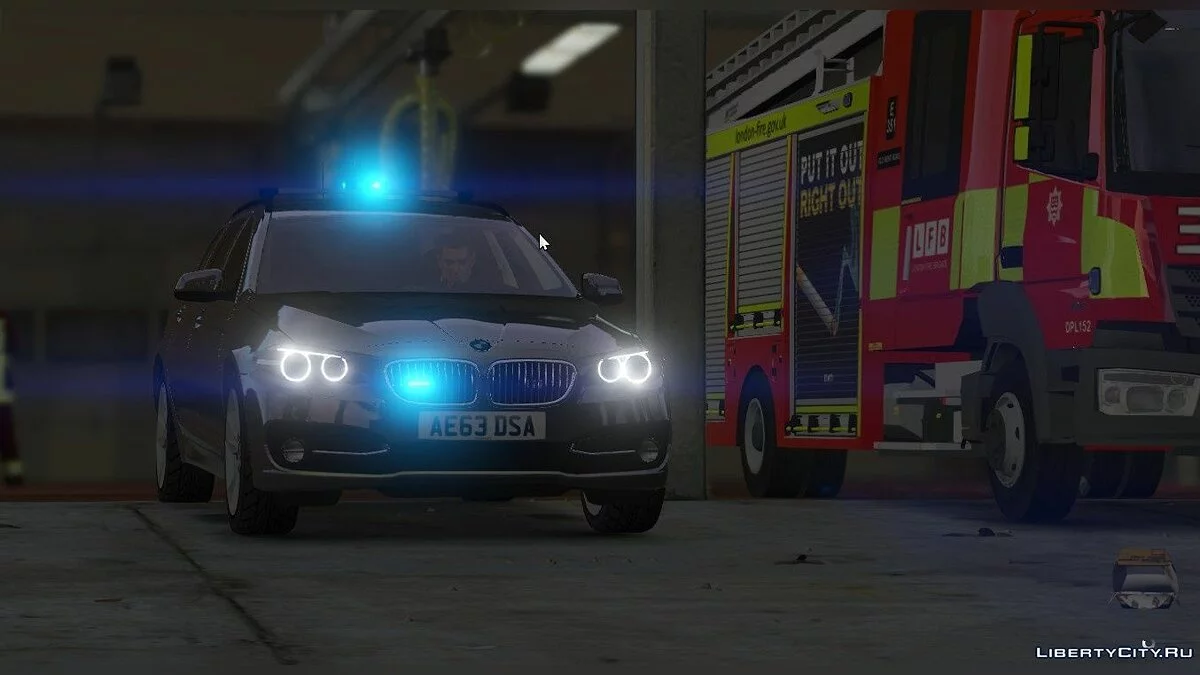 2015 BMW 530d Fire Officers Car 1.0 / GTA 5