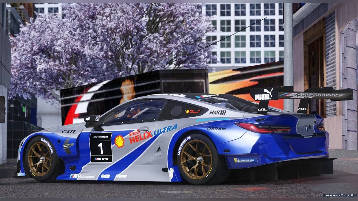 BMW M8 GTE - [إضافة | عدادات رقمية | قالب] / جي تي أي 5