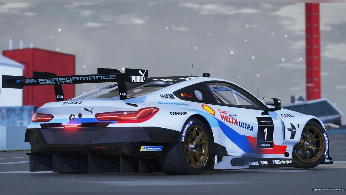 BMW M8 GTE - [إضافة | عدادات رقمية | قالب] / جي تي أي 5